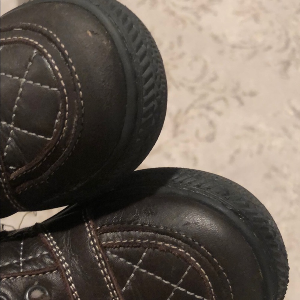 GF Ferre natural leather and fur toddler shoes - Picture 8 of 8